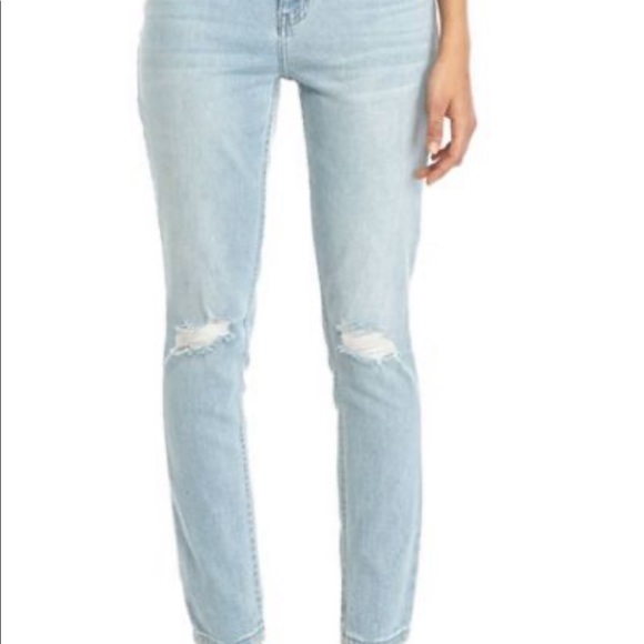 calvin klein high rise skinny